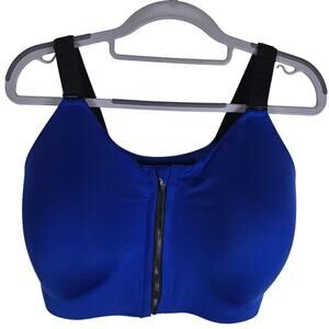 Torrid Active Stunning Blue Athletic Adjustable Strap Women's Sports Bra 40DDD